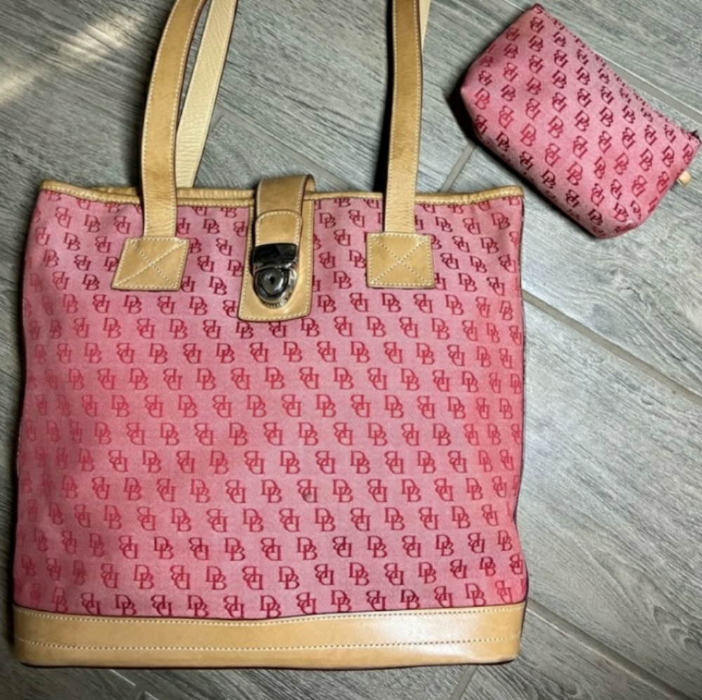Dooney & Bourke Vintage Monogramed Tote